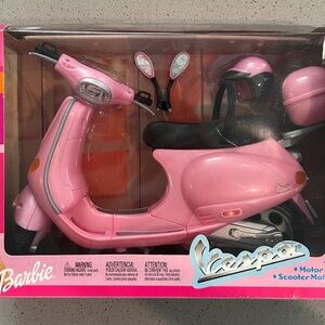 Barbie Vespa toy scooter
